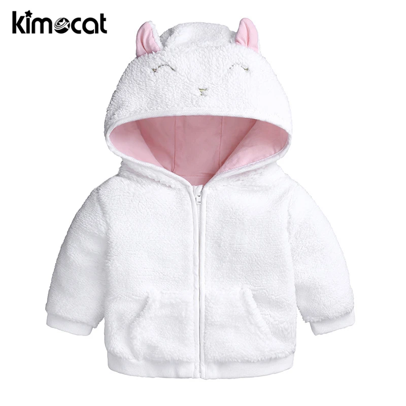 Kimocat Baby Boy, Girl Obleke Pozimi Plašč Baby Dekle Zimski Plašč 0-18 M Novorojenčka Suknjič Jagnje Žamet Toplo Imeti Otrok je Coats