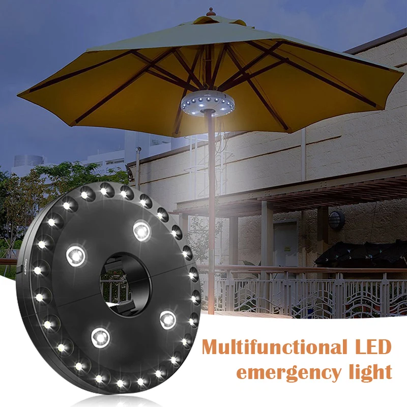 Nastavljiv Super Svetla Teras LED Dežnik Svetlobe Zunanji Prenosni Kampiranje Šotor Svetlobe Žarnice z Kljuko 3.5X16.5X16.5 cm, TB Prodaje