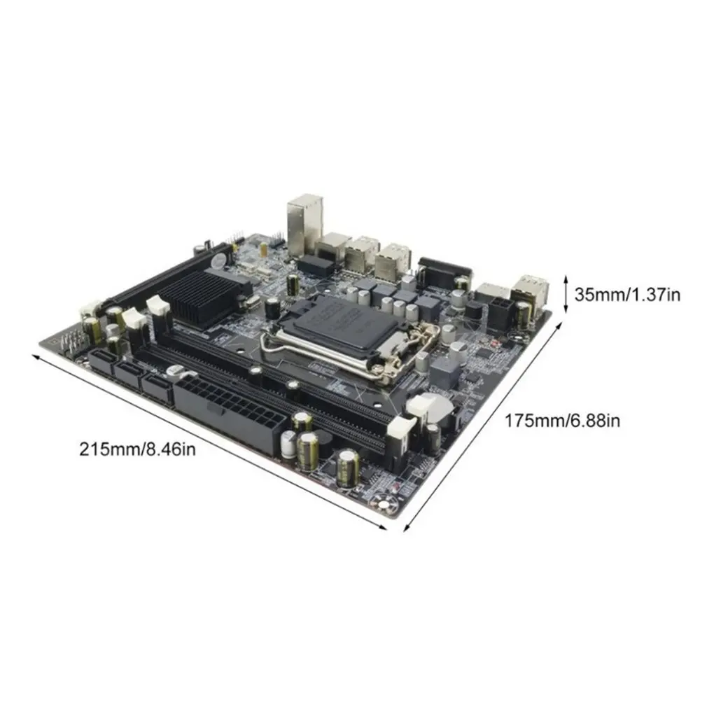 Matično ploščo za Stojalo Namizno slike USB Matično ploščo Integrirano Mainboard P55 1156 DDR3 Podporo za I3530 I5650CPU