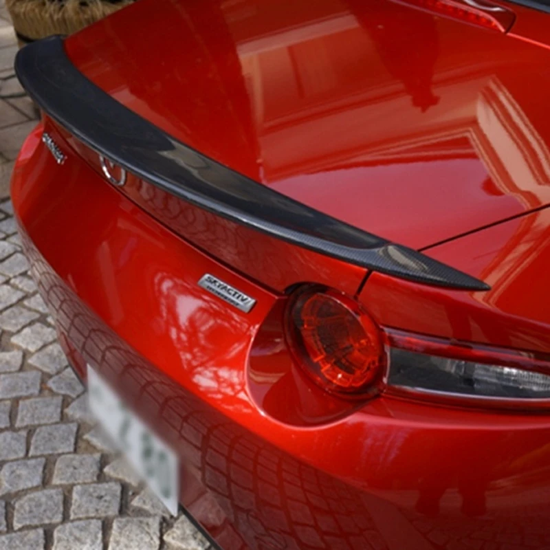 Avto-styling za Mazda MX5 ND Miata Garaža Razlikujejo Slog Ogljikovih Vlaken Ducktail Zadnji Spojler