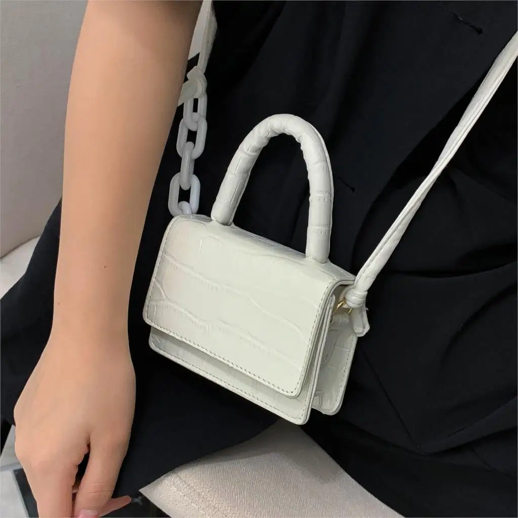 Kamen vzorec Mini Tote vrečko 2020 Moda Novih kakovostnih PU Usnja Ženske Oblikovalec Torbici Potovanja Ramenski Messenger Bag