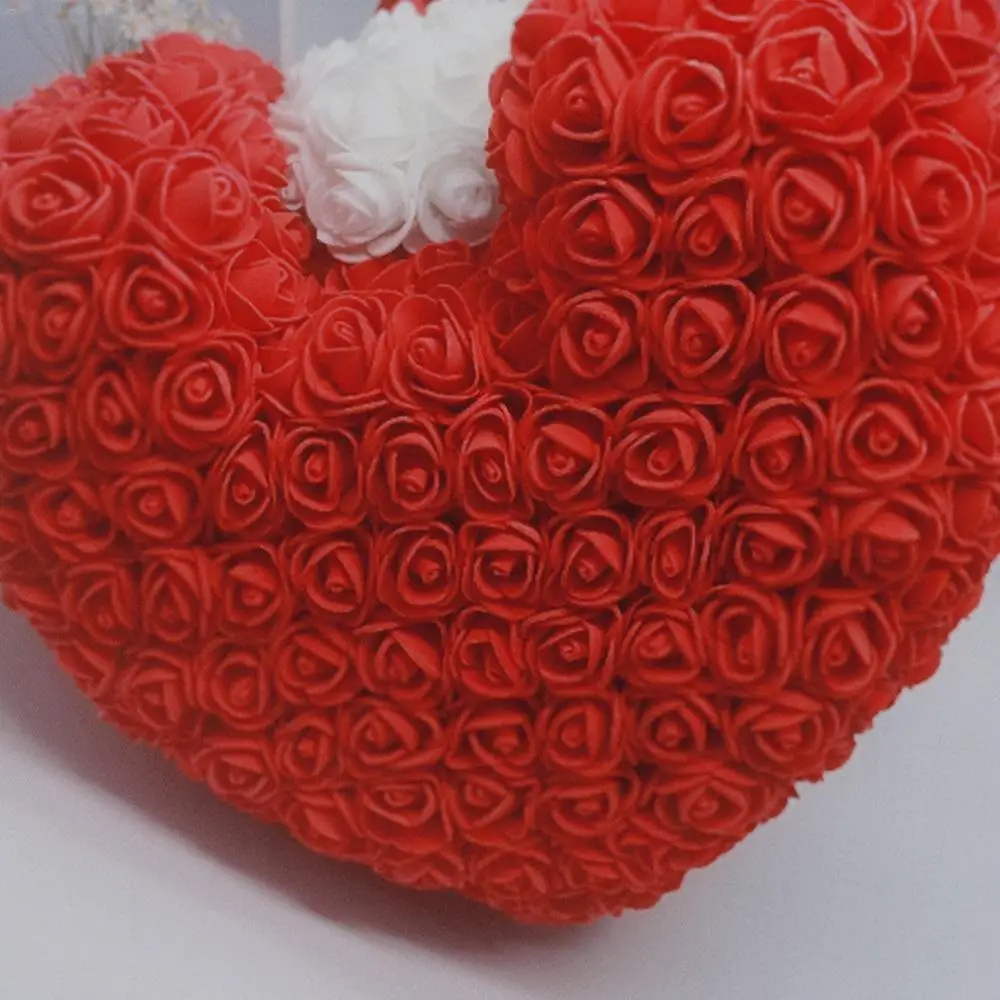 Rose Cvet 10 cm medvedek kot Nalašč Edinstvene Ideje Darilo Za Ljubitelje-Darilo Za Obletnico, Božični Okraski
