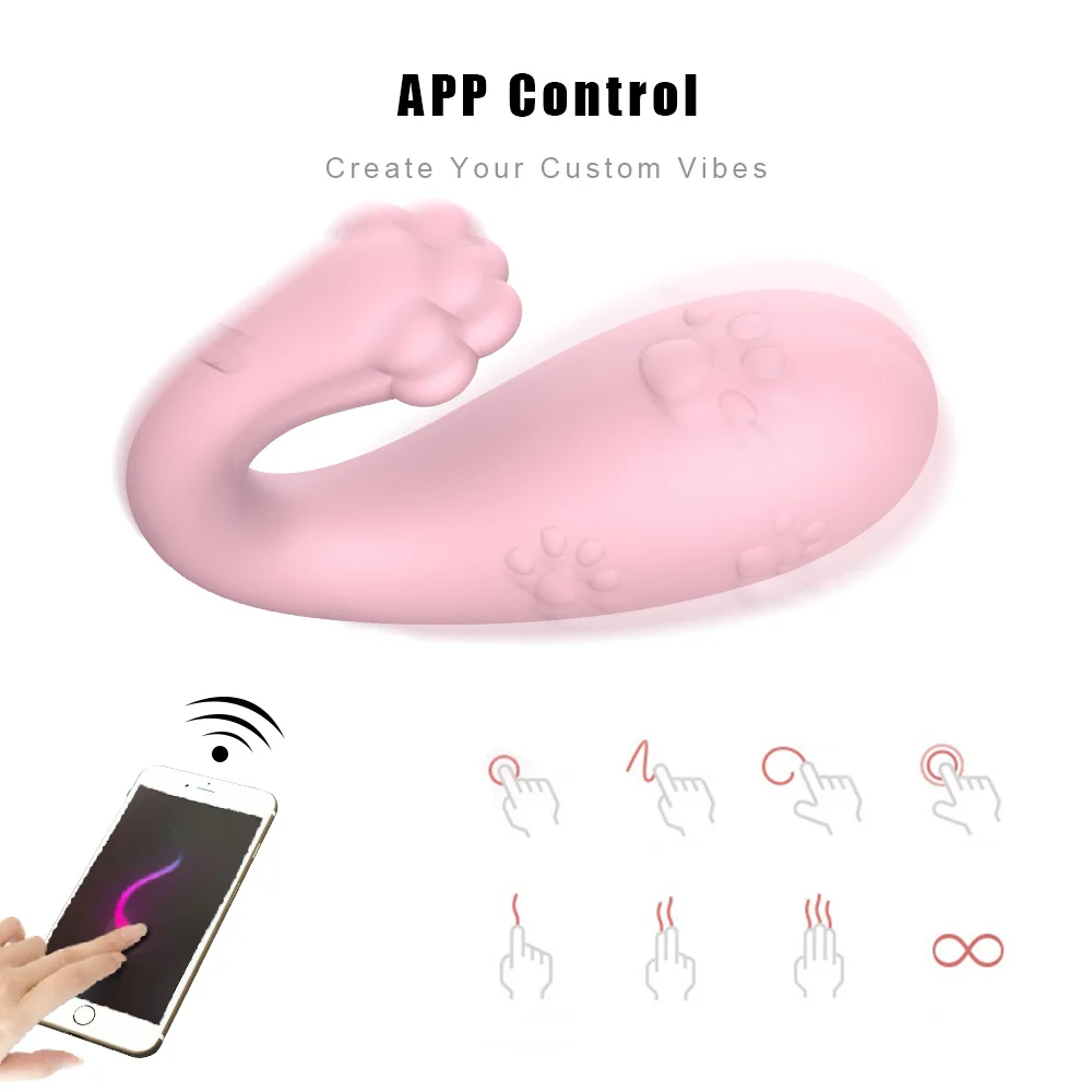 OLO 8 Frekvenčni Vibrator Vibracijsko Jajce APLIKACIJO Brezžična Kontrola G-spot Massager Seks Igrače