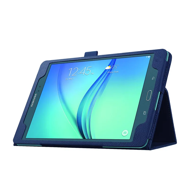 Vrhunska Litchi Stojalo PU Usnja Kritje velja za Samsung Galaxy Tab A 8.0 T350 T355 P350 P355 Tablet Funda Primeru+Film+Pen