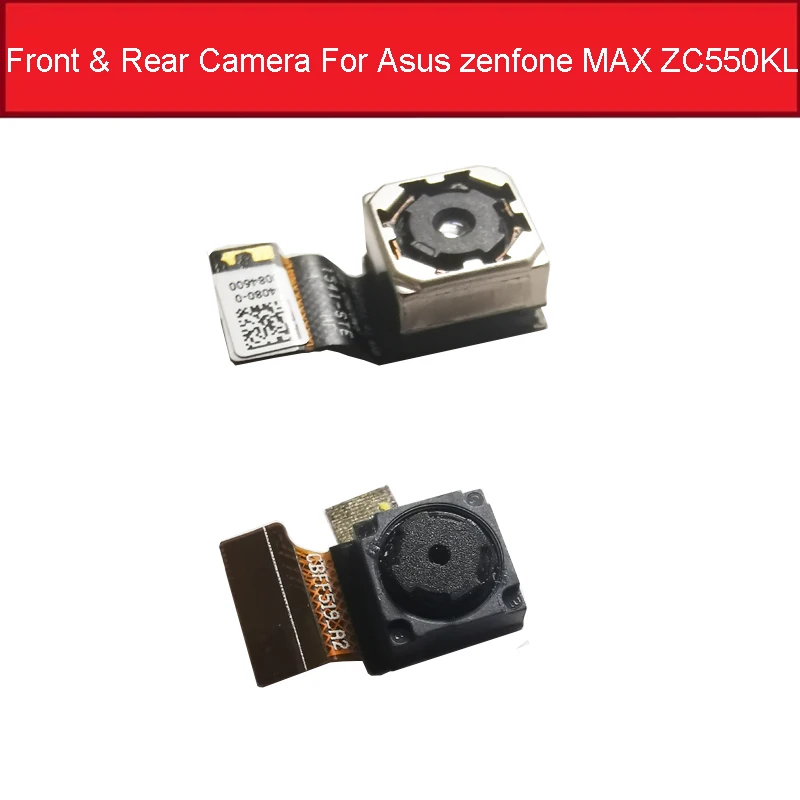 Mala Velika Spredaj & Zadaj Kamera Za Asus Zenfone Max ZC550KL Z010DA zadnjo Kamero Za Zenfone 5 Glavne Kamere Flex Kabel Zamenjava