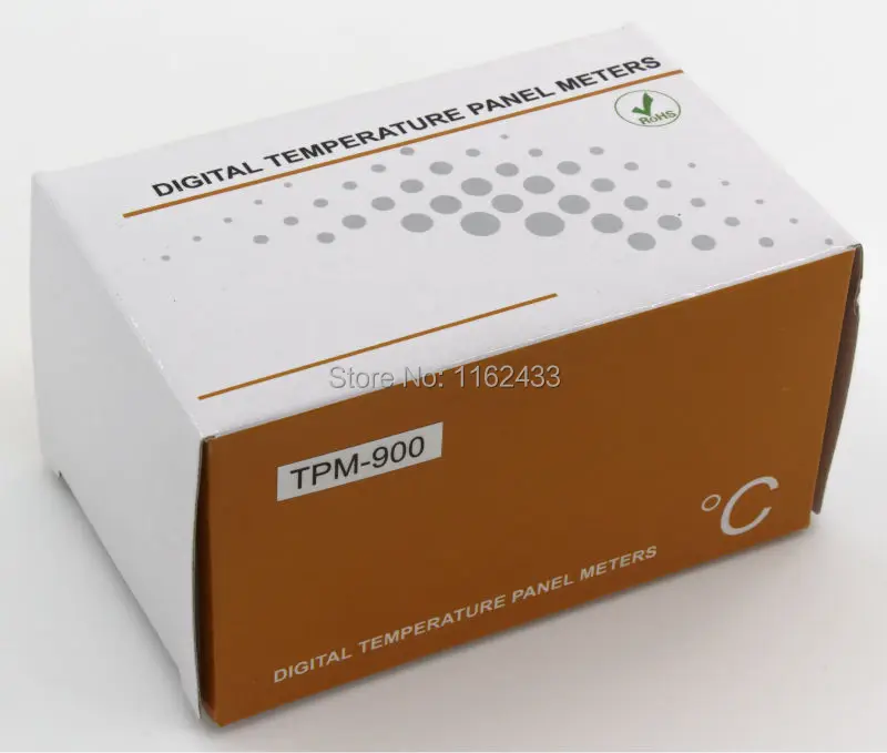 TPM-900 digitalni LED termometer AC 220V flush digitalni temperature plošči merilnik s senzorjem primeren za hladilne omare