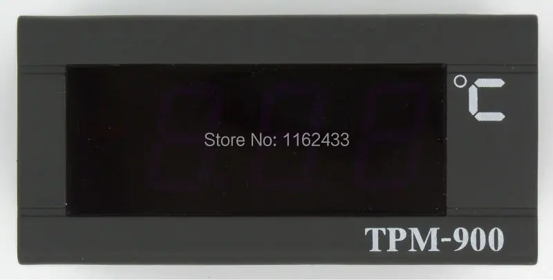 TPM-900 digitalni LED termometer AC 220V flush digitalni temperature plošči merilnik s senzorjem primeren za hladilne omare