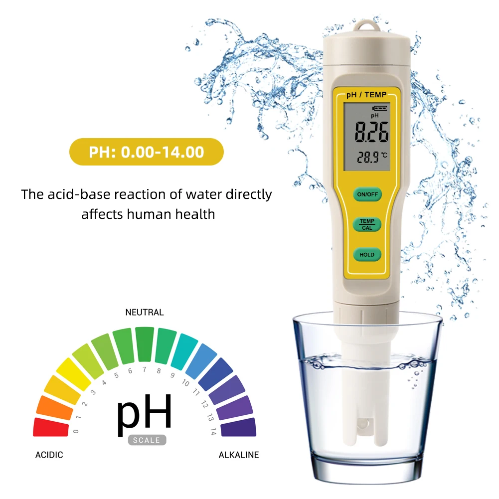 Novi Ph-03 Pero Digitalni LCD Tester Kakovost Vode Območje: 0.00~14.00 za Akvarij Varnostni Bazen z Vodo za Vino Urina Z Papir Polje