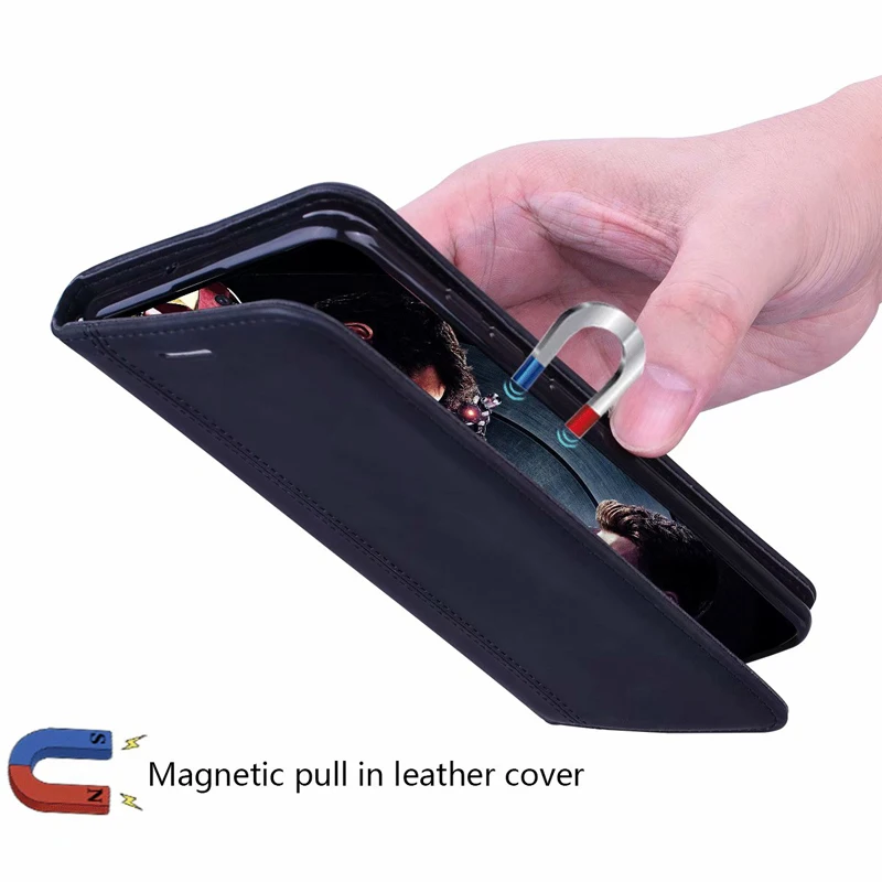 Magnet Primeru Za Lenovo K5 Z5 Pro Igrajo Kritje Flip Usnjena torbica, ki je Zaščitnik Lenovo S5 Z5S A5 A6 K5 K9 K10 K12 Opomba Pro Denarnice Pokrov
