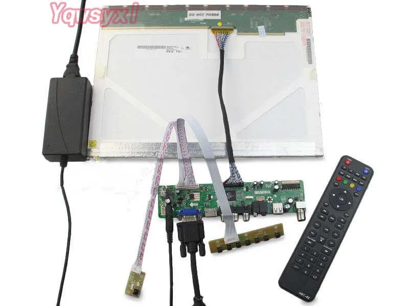 Yqwsyxl Komplet za LP171W01-A4K1 TV+HDMI+VGA+AV+USB LCD LED zaslon Gonilnik Krmilnika Odbor