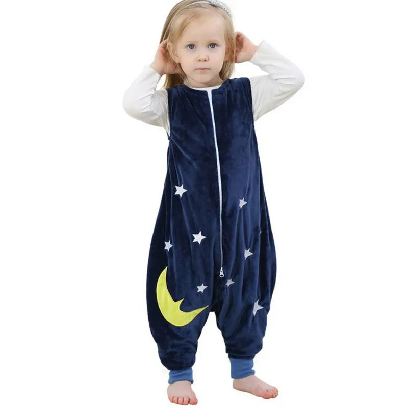Baby dekle pižamo lep živali, žametno mehko toplo enega kosa sleepwear za 1-6yrs dekleta otrok otrok otrok onesie noč oblačila