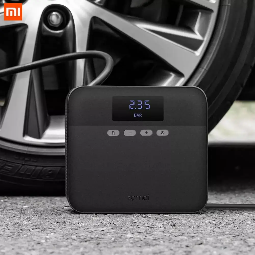 2020 novo Xiaomi 70m avtomobilskih pnevmatik inflacija črpalka mladi različica black digitalni prikaz pnevmatike inflacija črpalka za avtomobil