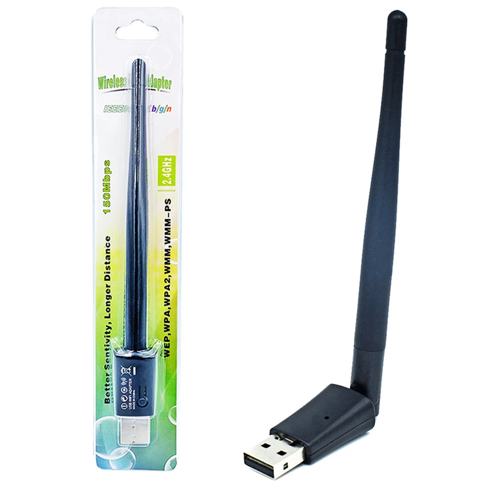 USB Wifi Adpater Brezžični Sprejemnik, Antena, Oddajnik Neto Kartice za PC Namizni Računalnik VDX99