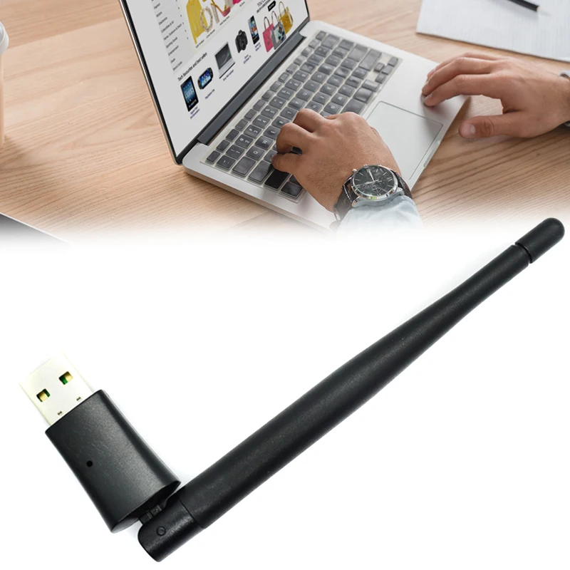 USB Wifi Adpater Brezžični Sprejemnik, Antena, Oddajnik Neto Kartice za PC Namizni Računalnik VDX99