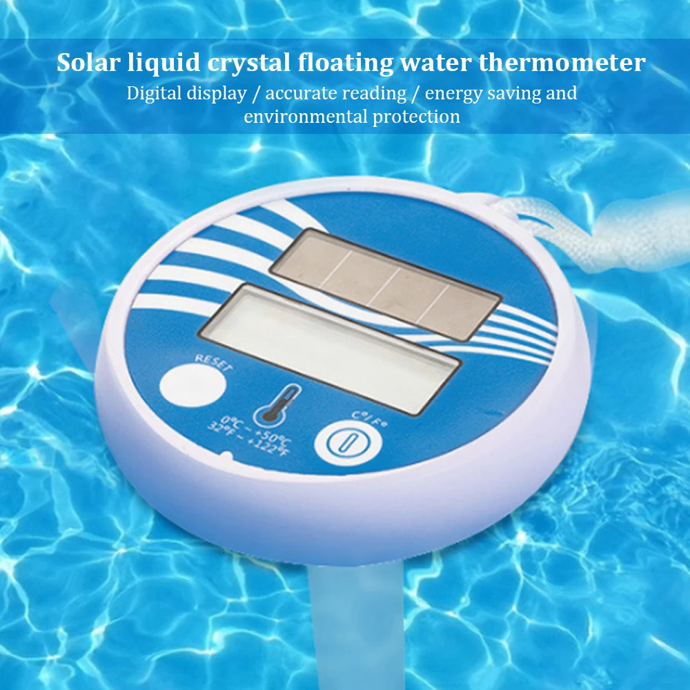 LCD-Zaslon Vodoodporni Digitalni Termometer Brezžični Bazen Merjenja Temperature Majhne Plavajoče Akvarij Kopalne Vode Spa