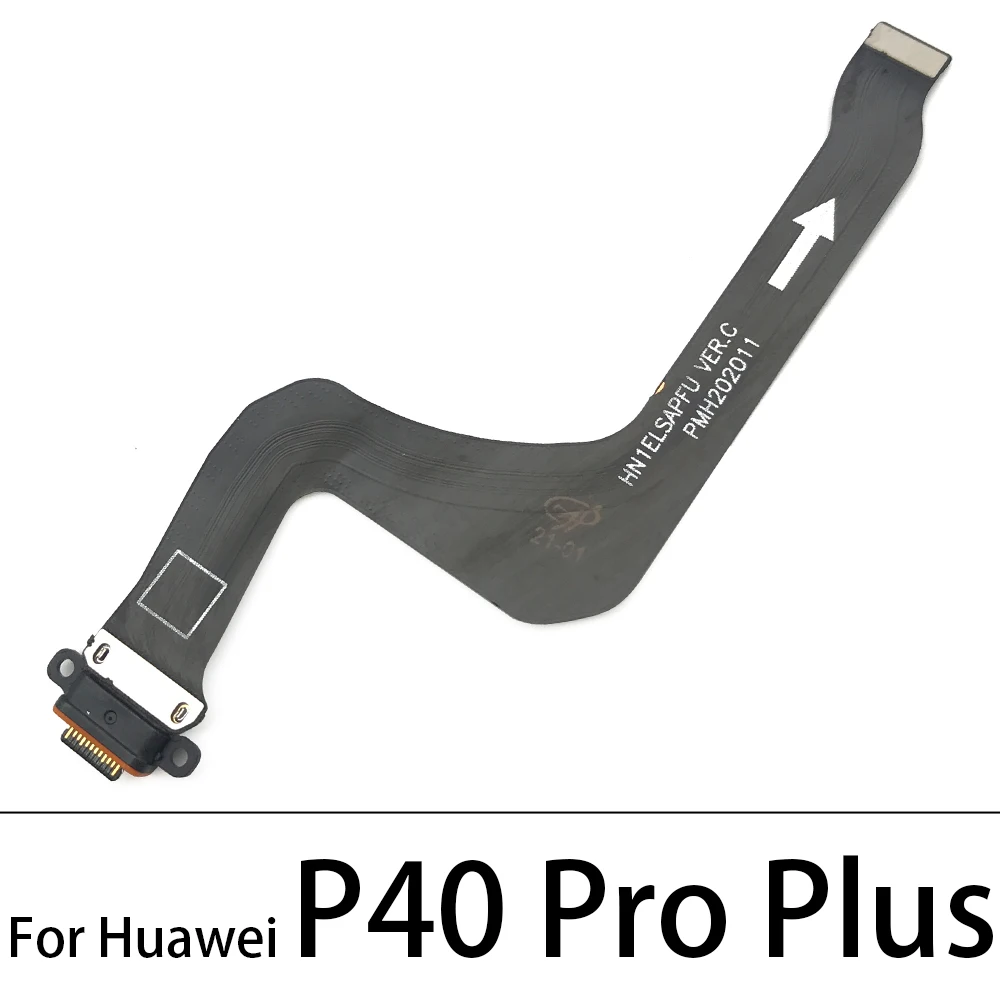 20Pcs/Veliko Polnjenje prek kabla USB Priključek Odbor Deli Flex Kabel Z Mikrofonom Za Huawei P40 / P40 Pro / P40 Lite / P40 Pro Plus