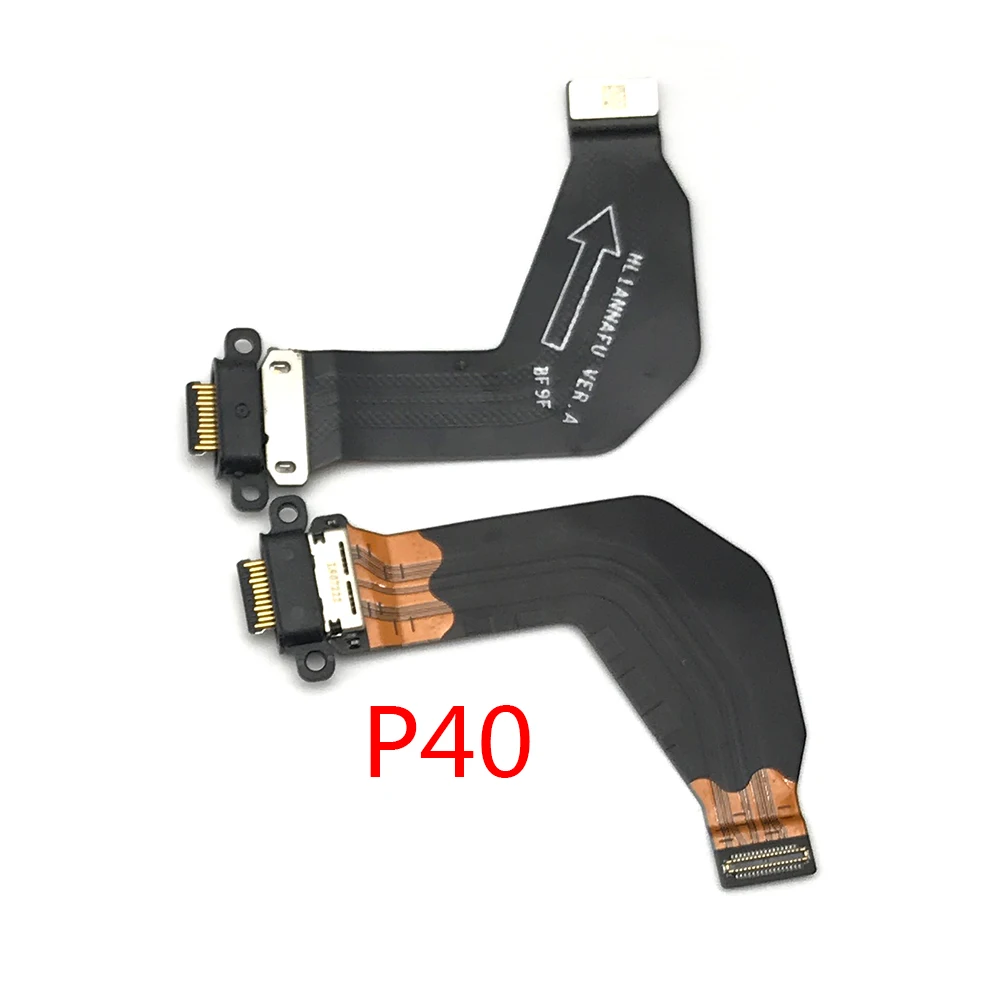 20Pcs/Veliko Polnjenje prek kabla USB Priključek Odbor Deli Flex Kabel Z Mikrofonom Za Huawei P40 / P40 Pro / P40 Lite / P40 Pro Plus