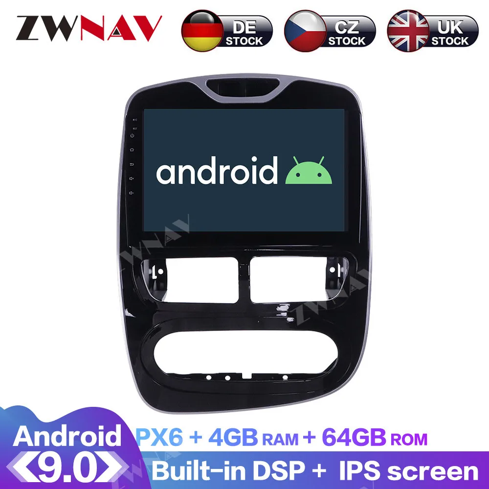 Android 10.0 4G+128G DSP Carplay IPS Zaslon Za Renault Clio 2013 + RDS Avto GPS Navigacija Radio, DVD Predvajalnik Večpredstavnostnih