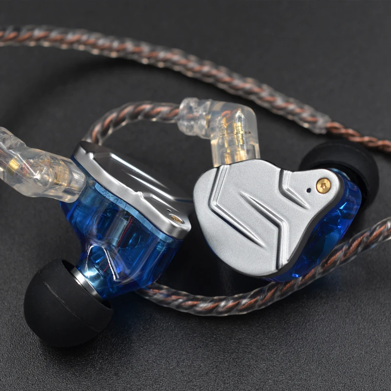 Kz Zsn Pro V Uho Zaslon Slušalke Kovinski Slušalke Hibridne Tehnologije, Hifi Bas Čepkov Šport Šumov Slušalke 2 Pin