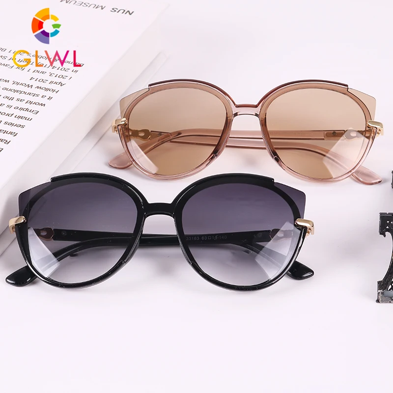 Prevelik Vintage sončna Očala Žensk Očala Mačje Oko 2021 Ženske Luksuzni Sunglass Modnih Stilov Odtenek Ženski Voznik Očala