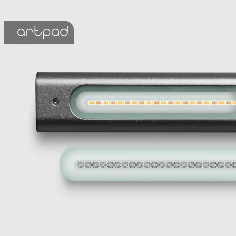 QI Brezžično Polnjenje Telefona Sodobni LED Zložljive Namizno Svetilko Z USB Port 30 Stopenj Svetlosti Dimmer Urad Branje Namizno Luč