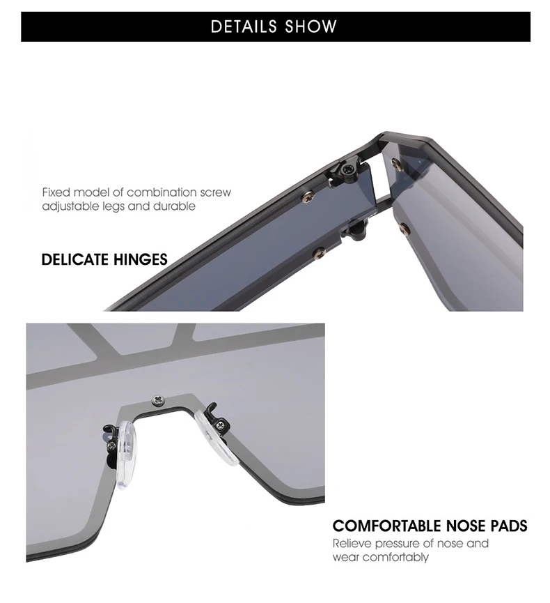 JackJad 2020 Moda Sodobne Prihodnosti Slog Kovinski Ščit Sončna Očala Moških Kul Strani Objektiva, Blagovno Znamko, Design Sončna Očala Oculos De Sol 1639