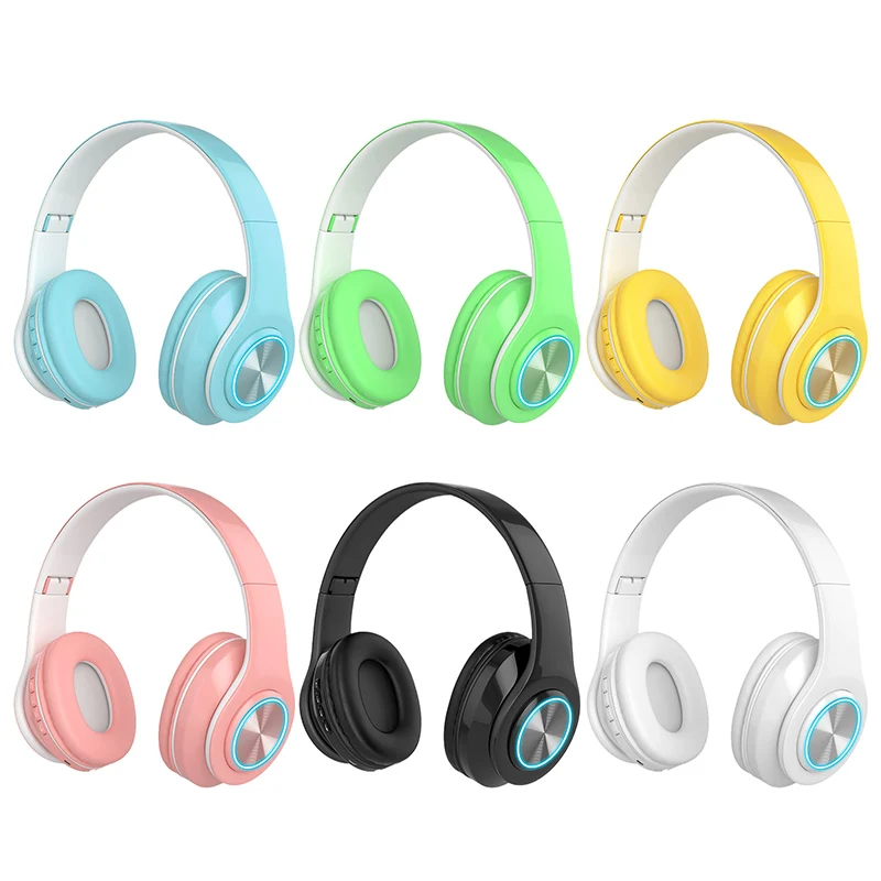 NOVE Brezžične Slušalke Zložljive Slušalke Kovinski Občutek, Naušniki, Slušalke Bluetooth 5.0 Otroci Slušalke Z Mikrofoni