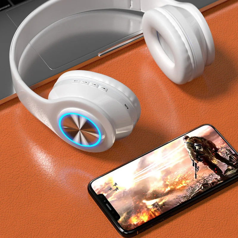 NOVE Brezžične Slušalke Zložljive Slušalke Kovinski Občutek, Naušniki, Slušalke Bluetooth 5.0 Otroci Slušalke Z Mikrofoni