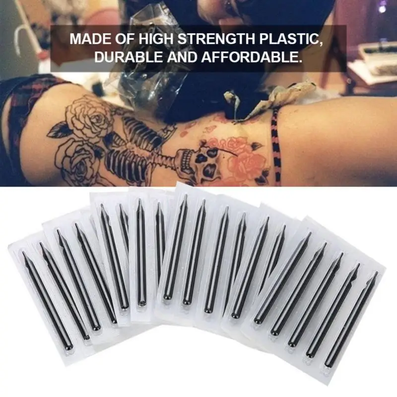 50PCS Black Tattoo Nasveti 15 FT Enkratno uporabo Plastičnih Tatoo Dolgo Nasveti Šobe za Cevi Za Tatoo Dobav Brezplačna Dostava