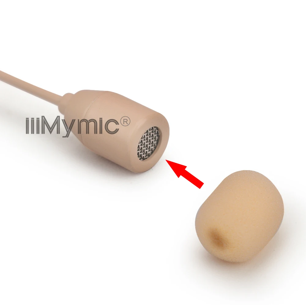 IiiMymic H-52S2-4 Nastavljiv Slušalke Mikrofon Za Otroka mini 4pin XLR TA4F Priključek za Shure Brezžični Telo-Pack Oddajnik