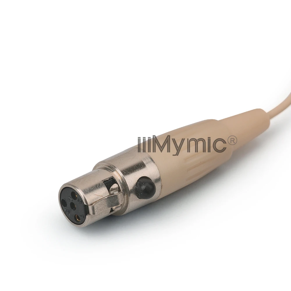 IiiMymic H-52S2-4 Nastavljiv Slušalke Mikrofon Za Otroka mini 4pin XLR TA4F Priključek za Shure Brezžični Telo-Pack Oddajnik