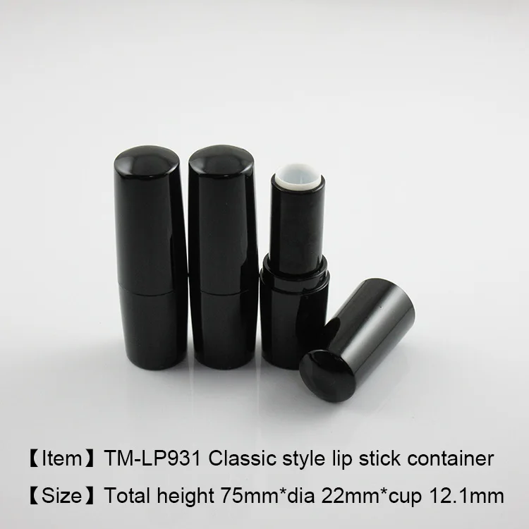 TM-LP931 Klasični slog ustnice palico posoda prazna kozmetični pacakge ustnice palico cev 12.1 mm notranji pokal 500pcs/veliko