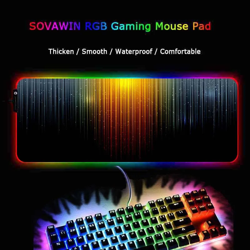XGZ Povzetek Gaming RGB Velike Mouse Pad Igralec Big Miško Mat Računalnik Mousepad Led Osvetlitvijo XXL Mause Ploščica Tipkovnica Desk Mat
