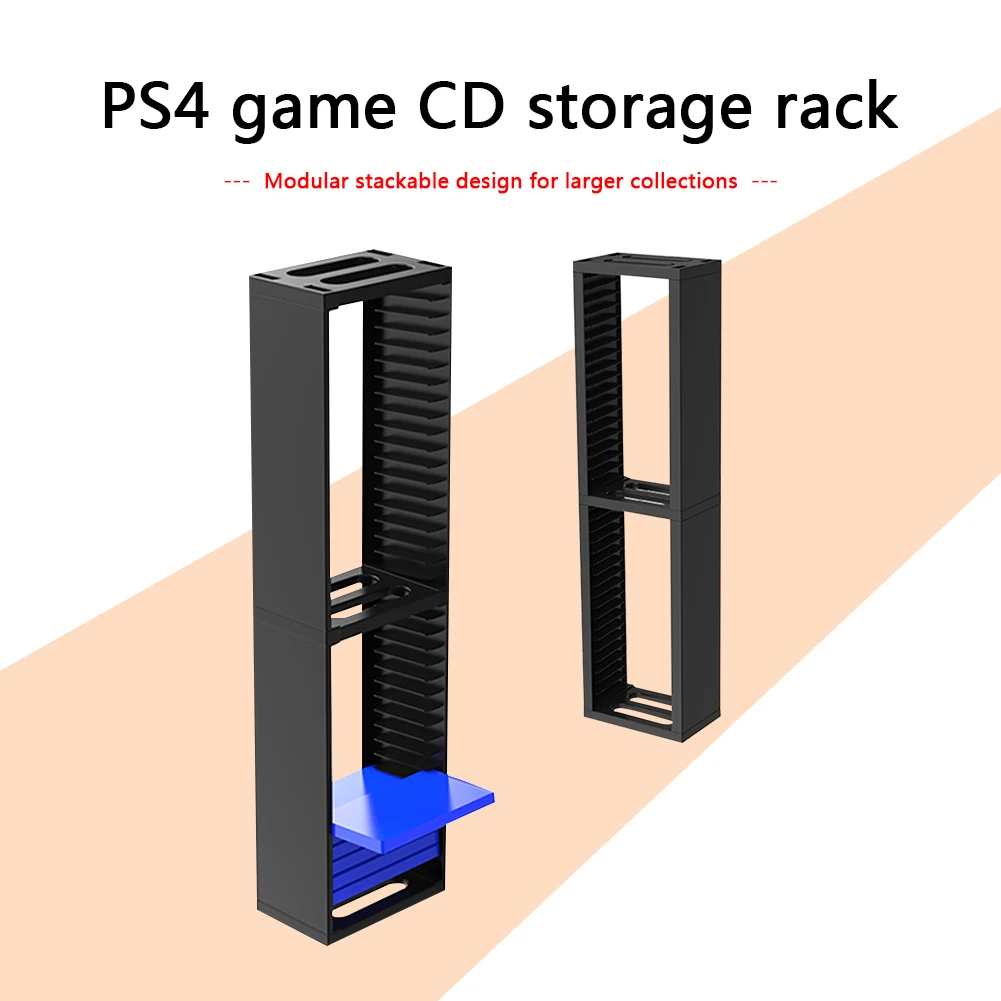 Modularna Igre Shranjevanje Stolp Igra Disk Stojalo za PlayStation 4 PS4 Pro Slim Konzole Igre kartonasta Škatla za Shranjevanje Stojalo Držalo