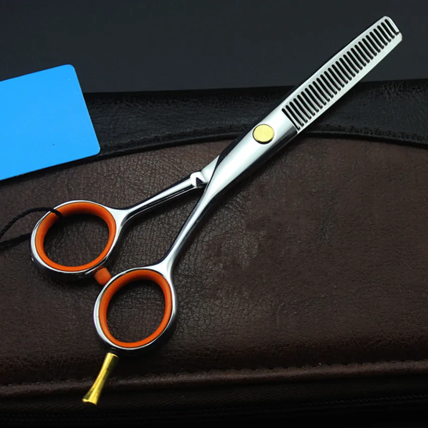 Strokovno 5 palčni Japonska 440c las škarje komplet sestavljajo redčenje vroče škarje škarje za rezanje barber orodja frizerske škarje