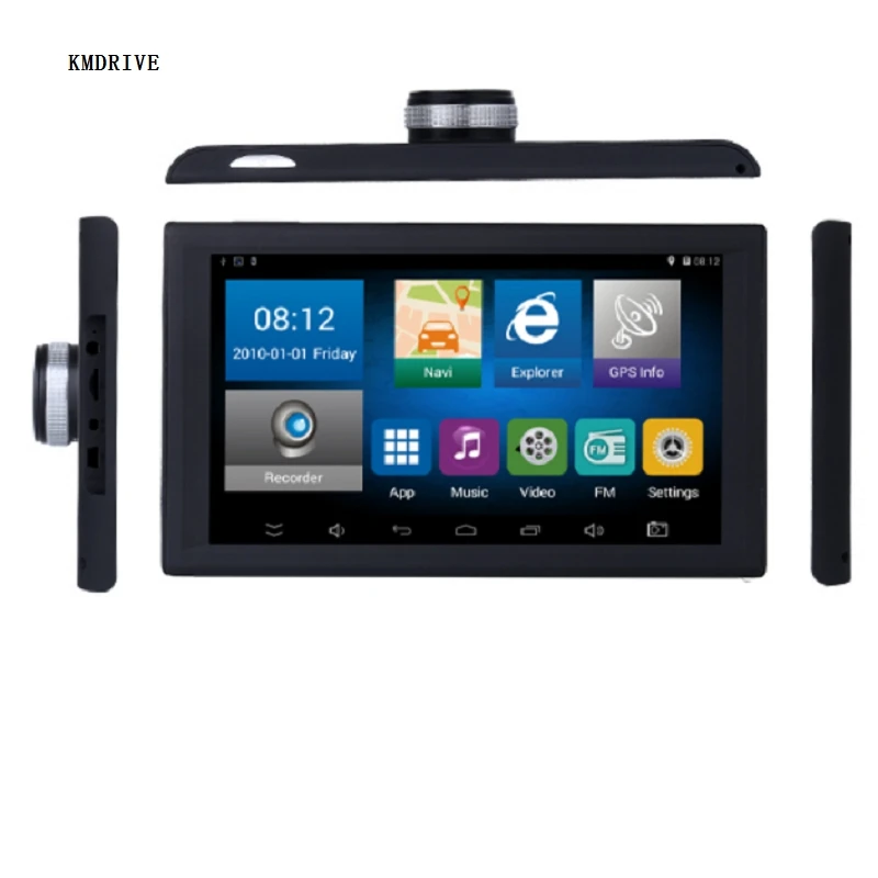 9 Inch Android Avto, Tovornjak, GPS Navigacija 1 GB/ 16GB DVR Video Snemalnik Tablet AV-V Podporo Obračanje Fotoaparat z Brezplačno Zemljevidi