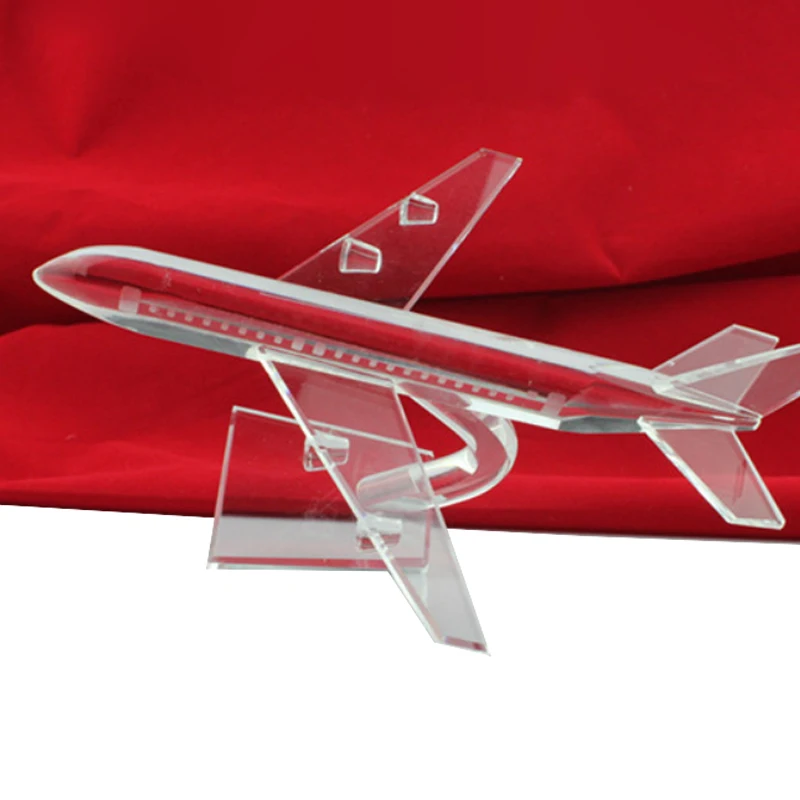 Letalo Modela Modela Avtomobila Pregleden Kristalno Materiala Model Poslovne Urad Dekoracijo Ornament Odrasle Otroke, Zbiranje Darilo