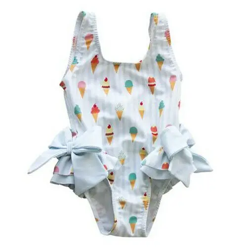 1-5T Malčka Otrok Baby Dekleta Kopalke Lok Plaži kopalke Bikini Kopalke Obleko