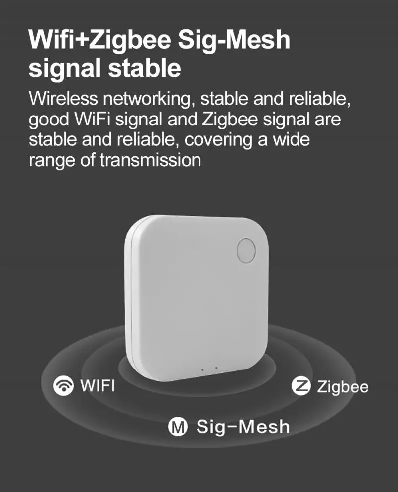 Tuya Smart Zigbee+wifi Prehod Sig-Očesa Multi-funkcijska Naprava Povezovanje Povezovanje Tuya Smart Prehod Hub Smart Home Most