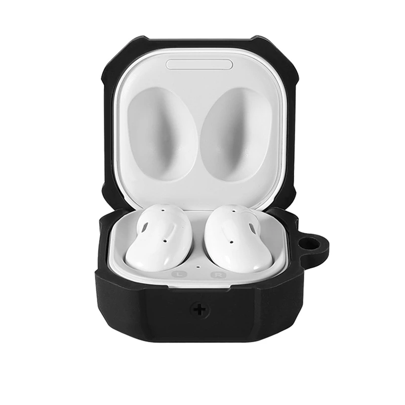 Silikonski Slušalke Primeru Zaščitni ovitek za Samsung Galaxy Brsti Živo Brezžične Slušalke Shockproof Nepremočljiva Lupine