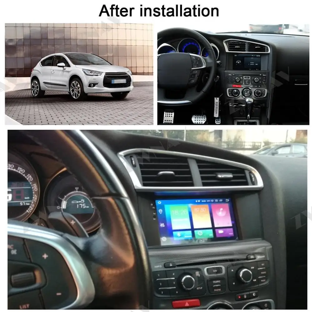 DSP Android 10.0 Avto GPS Navigacijski DVD Predvajalnik Za Citroen C4 C4L DS4 2012-2016 Avto Auto Stereo Radio Multimedijski predvajalnik glavne enote