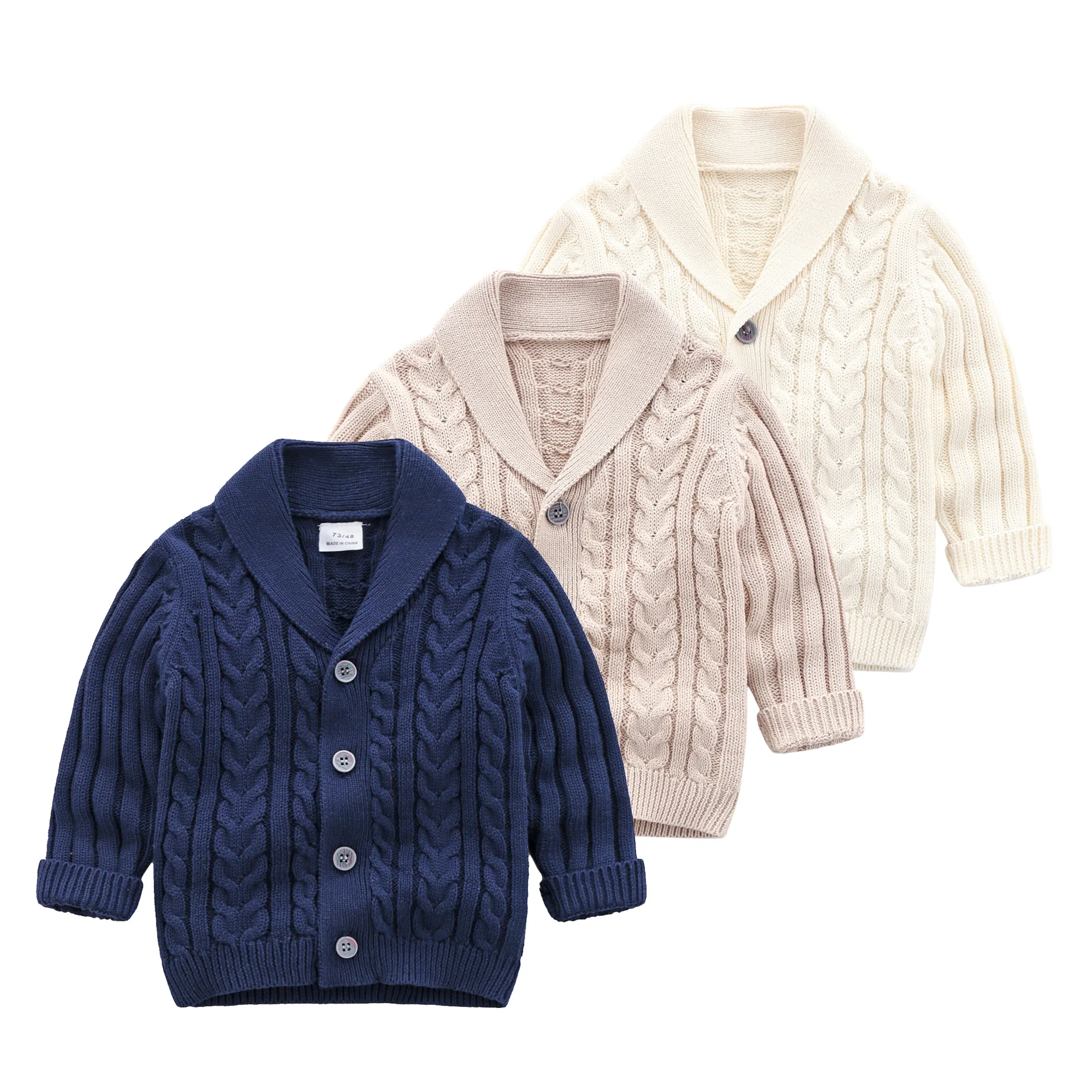 2020 Novo Lep Dojenček Boys Pletenje puloverji otroška oblačila Jopico Dete Pomladi, Jeseni Obleko, Plašč Kostume Otroci suknjič