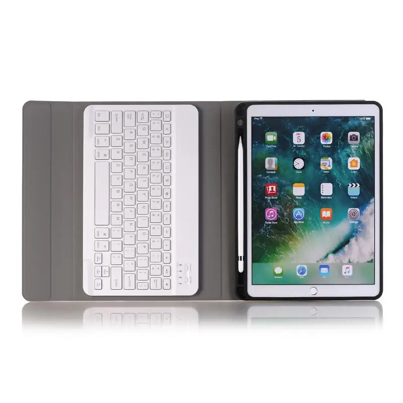 Bluetooth Tipkovnica Usnjena torbica Za iPad Air3 2019 10.5 palčni iPad Pro 10.5\