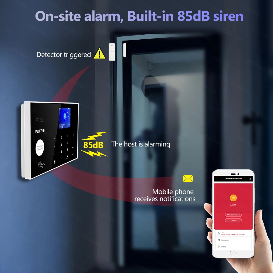 4G Tuya Alexa Wifi GSM alarmni sistemi 3MP Prostem Kamere varnostni Alarm Pametni Dom Protivlomni Alarmni Sistem Zaznavanja Gibanja