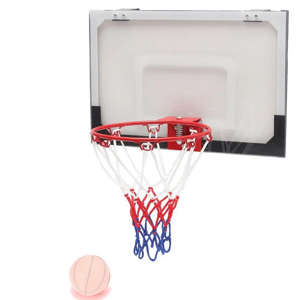 Zaprtih Plastičnih Košarka ploča koša Hoop Košarka Polje Otroke, otroke Igre, igrače Odbor Košarkarske Za Igro Mini Otroci B4A2