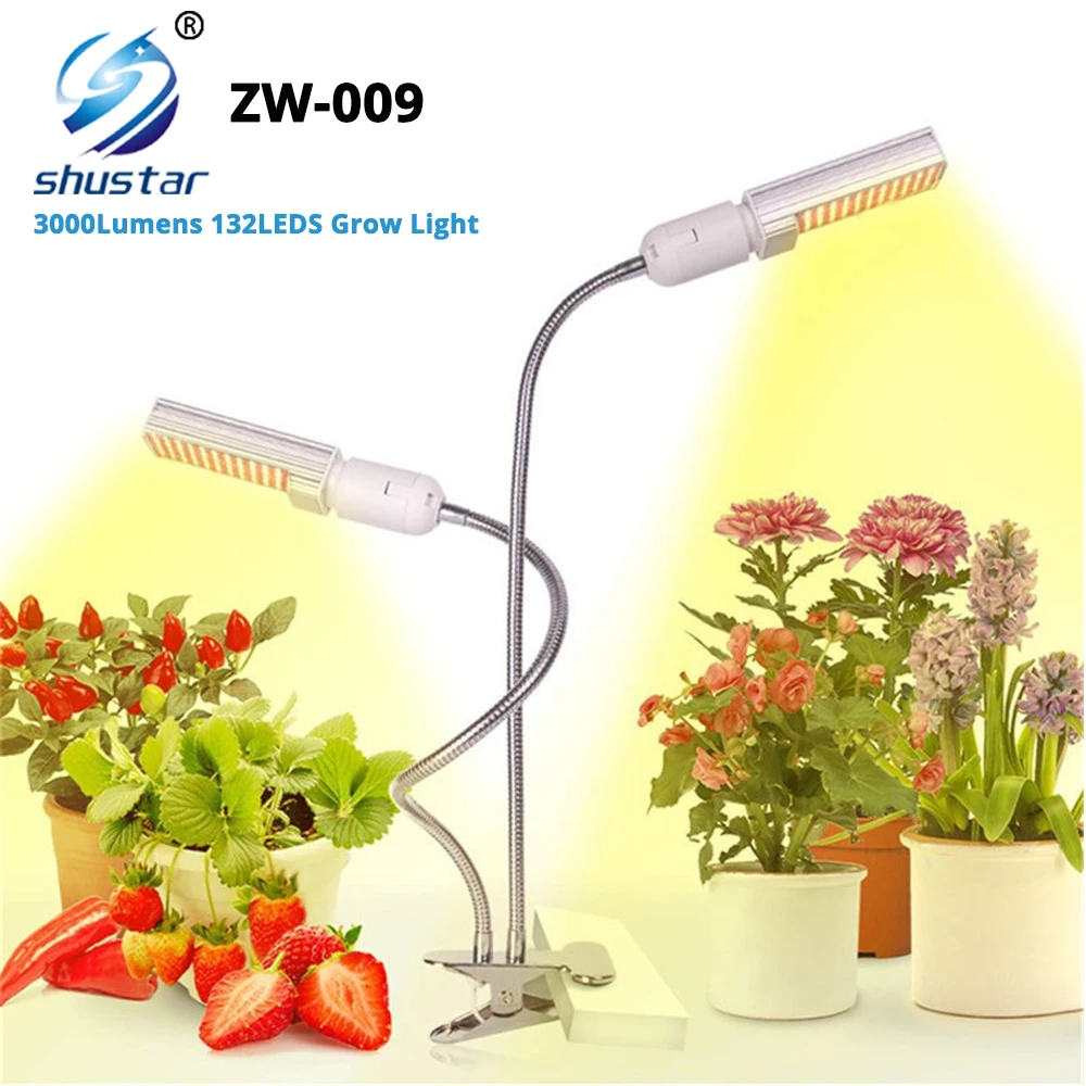 380-840NM Celoten Spekter LED Grow Light 90W s Clip LED Rastlina, Lahka za Sobne Rastline Semena Cvetja, Sadik Gojenje Lučka