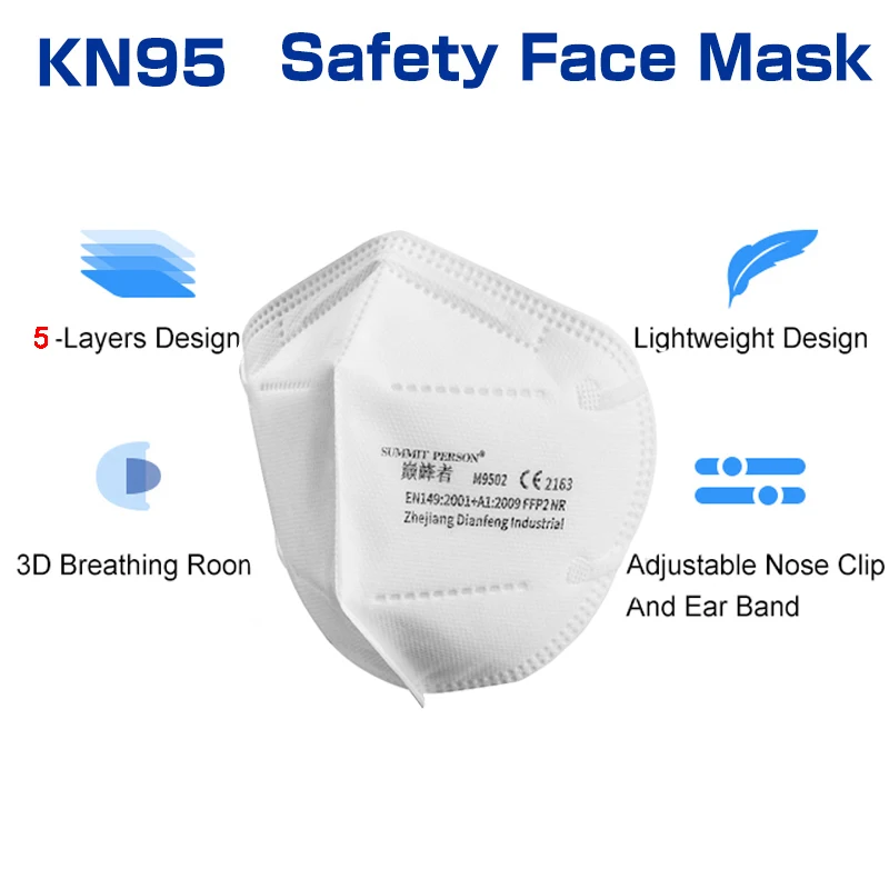 FFP2 Usta Kape Maska Zaščitna Visoke Kakovosti KN95 Proti Prahu filtrirna Filter Maske FFP2reutilizable Mascaras Mascarillas