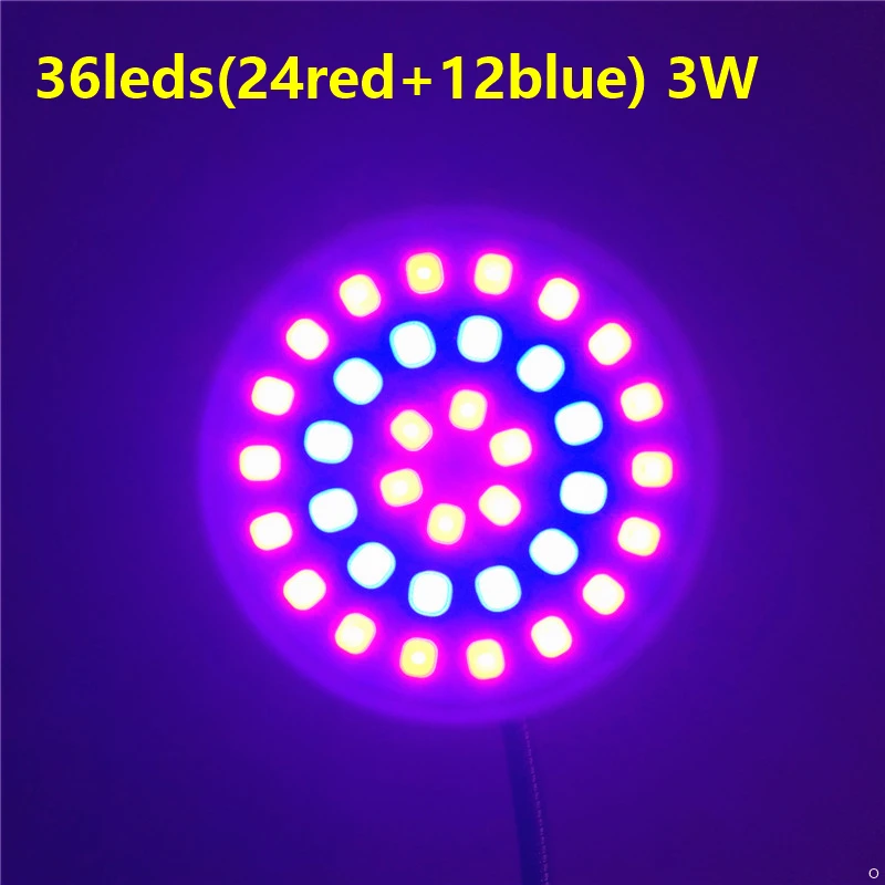 LED Grow Light E27 E14 MR16 GU10 3W, 4W 5W AC110V AC220V LED Rastlin Svetilke Vrt Toplogrednih Rastlin, Sadik Rast Svetlobe 5pcs/veliko
