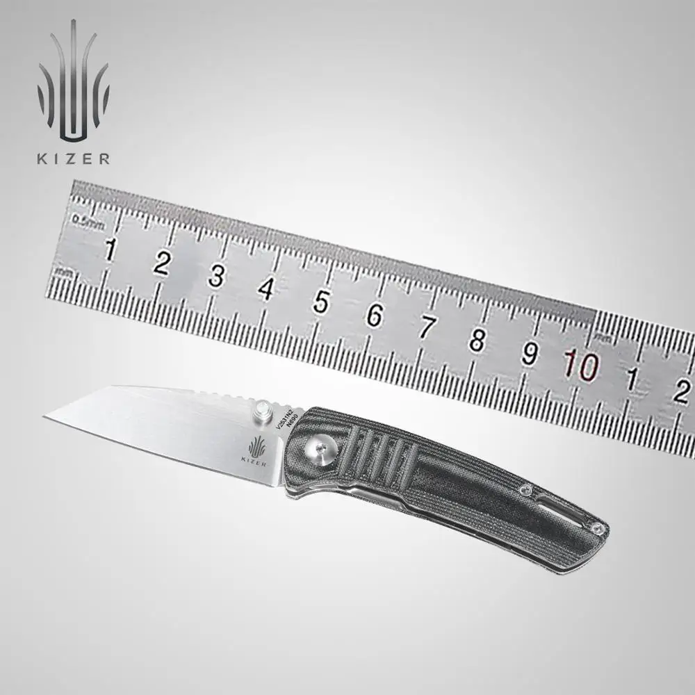 Kizer Majhne Taktično Nož V2531N1/N2 Kupa 2020 Nova Rumena Bumbar G10 ali Black&Grey Micarta Ročaj Mini Nož