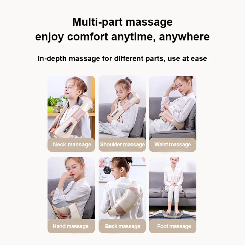 Eck Masaža Massager Električni Vratu In Nazaj Massager Inteligentni Vratu Massager Masaža Instrument Električni NM55110